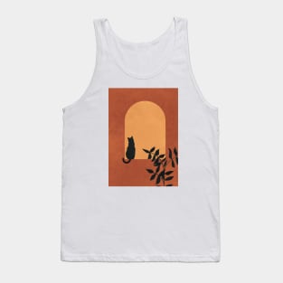 Cat Chilling Tank Top